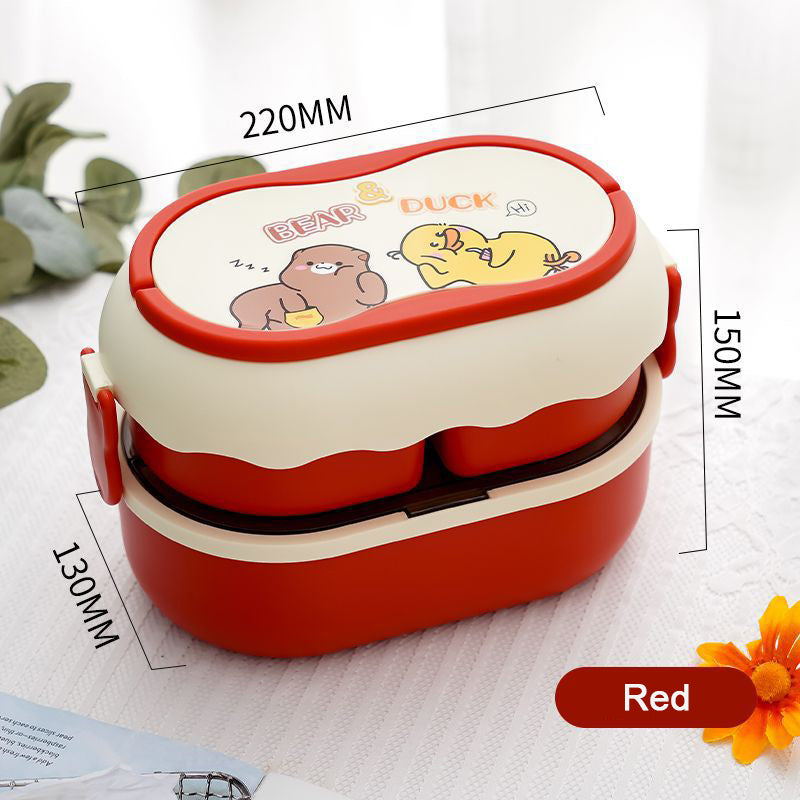 Double Compartment Lunch Box