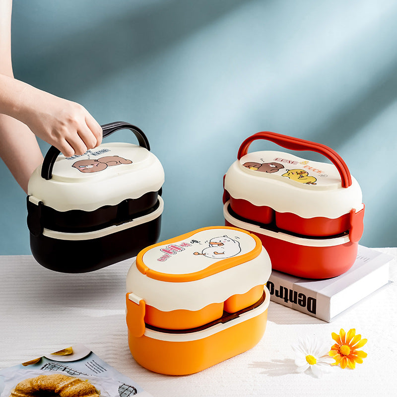 Double Compartment Lunch Box