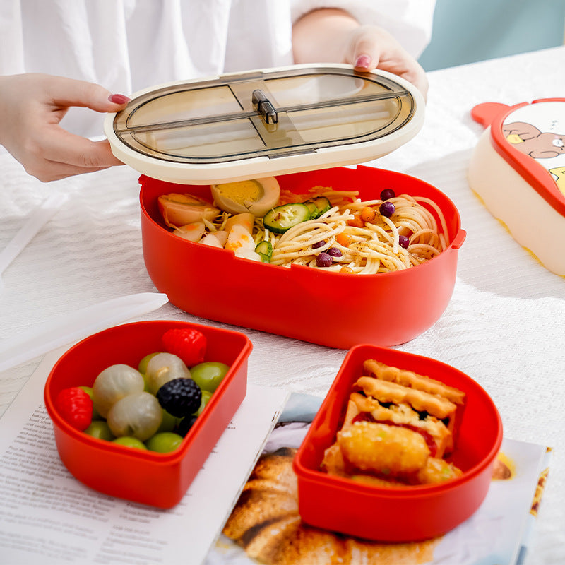 Double Compartment Lunch Box